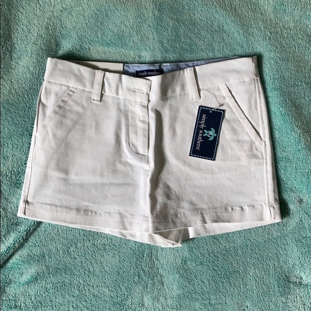 Simply Southern NWT white shorts
